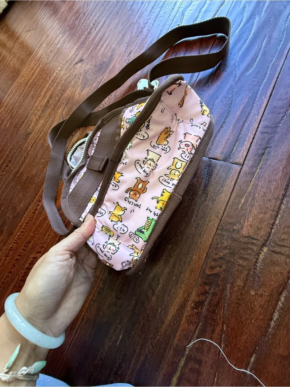 LeSportsac Kids Pink Character Print Crossbody Bag